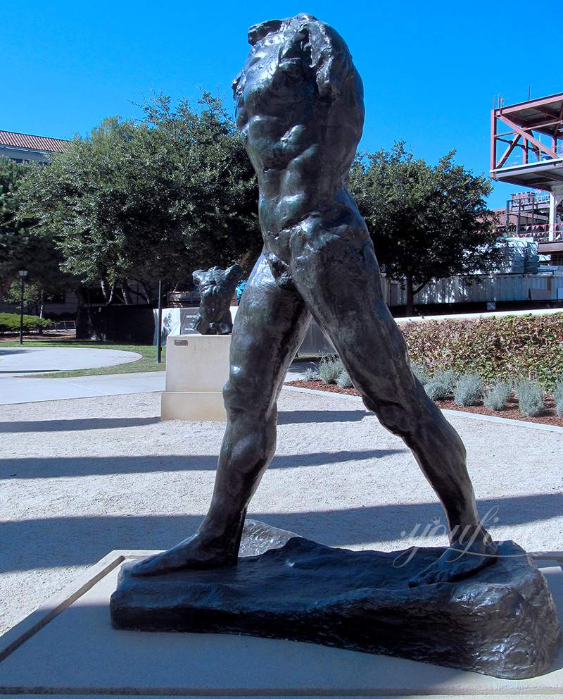 Life Size Bronze Walking Torso Man Statue Replica of Auguste Rodin (4)