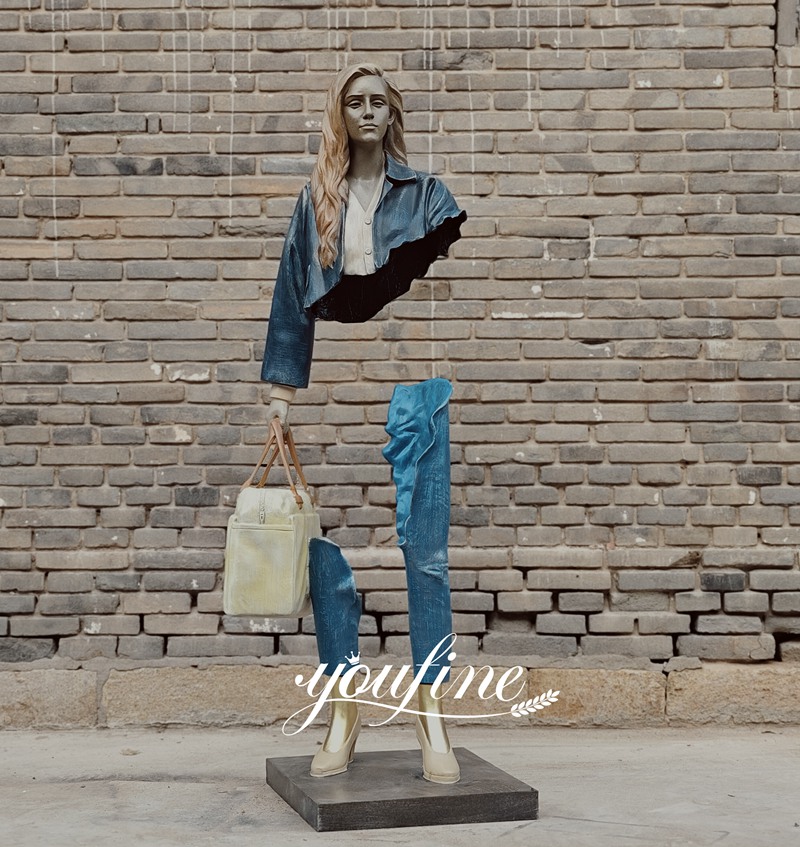 Life Size Bruno Catalano Bronze Traveler Sculpture Replica