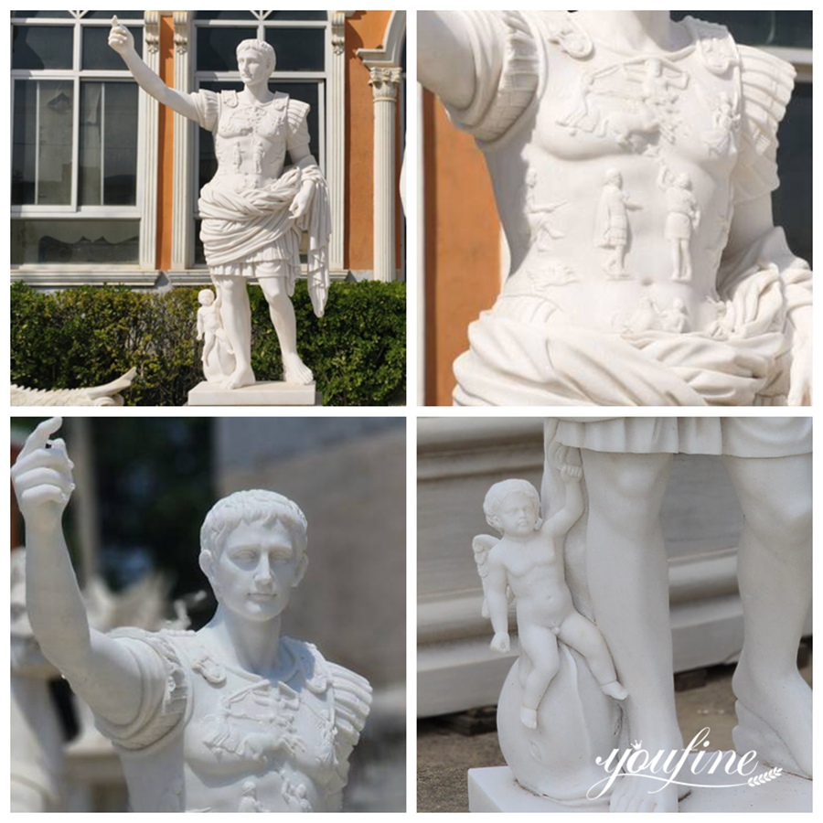 Life Size Famous Augustus Marble Statue Details