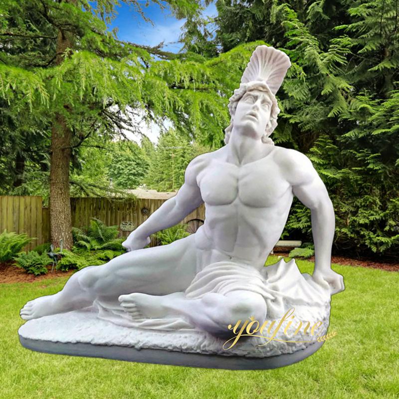 Life Size Marble Dying Achilles Statue