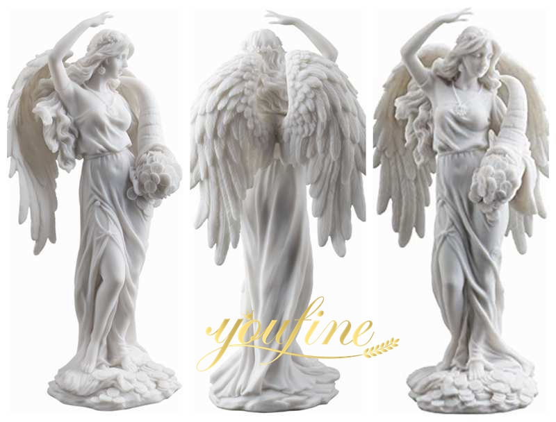 Life Size Marble Goddess Fortuna Statue Details