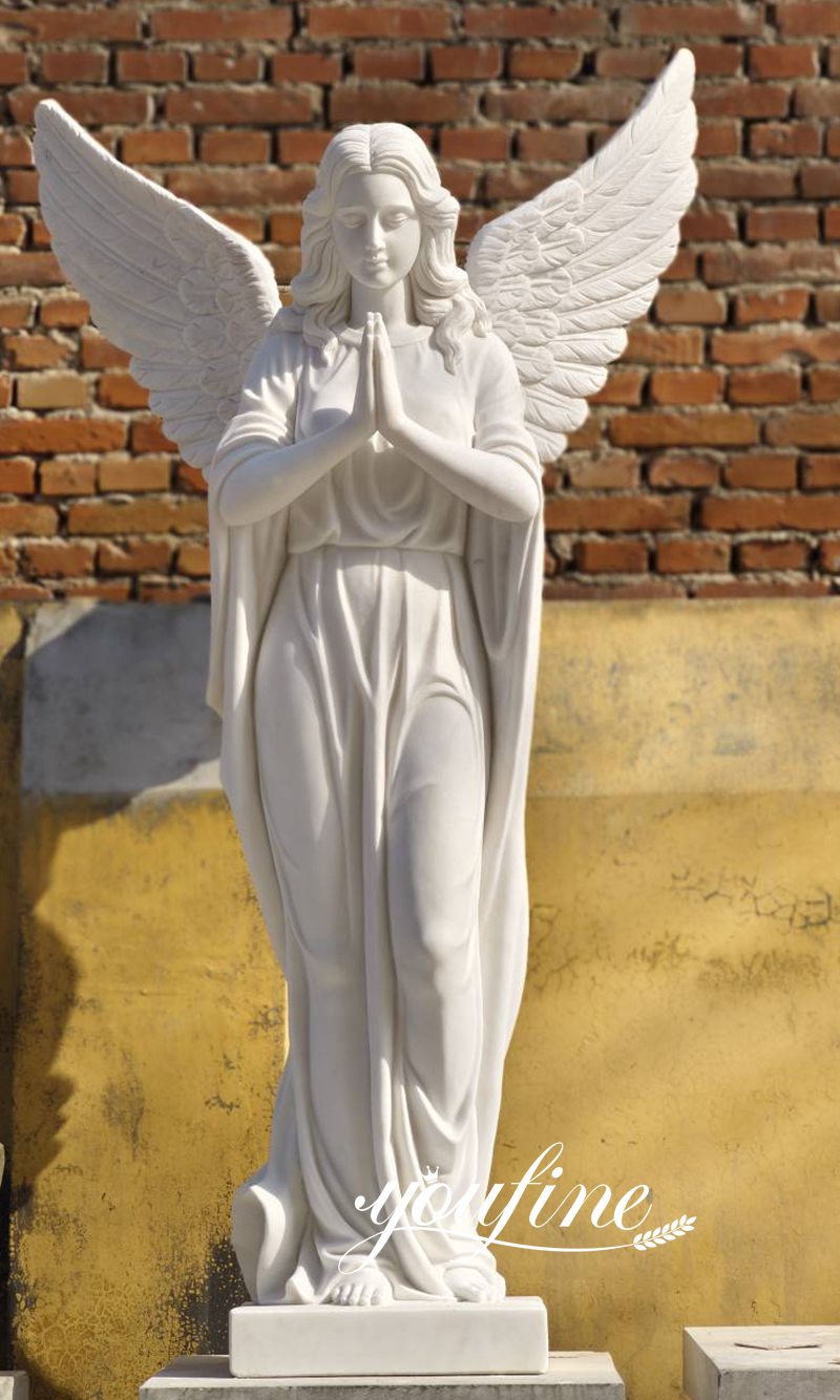 Life Size Marble Standing Angel Statues for Sale