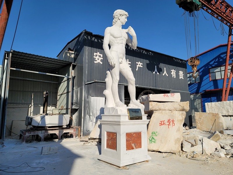  Life Size Marble Statue Of David Replica For Sale MOKK-440