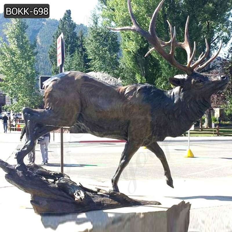 Life size elk statue - YouFine Sculpture (1)