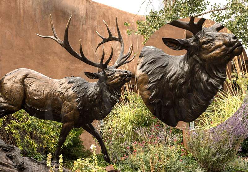 Life size elk statue - YouFine Sculpture (3)