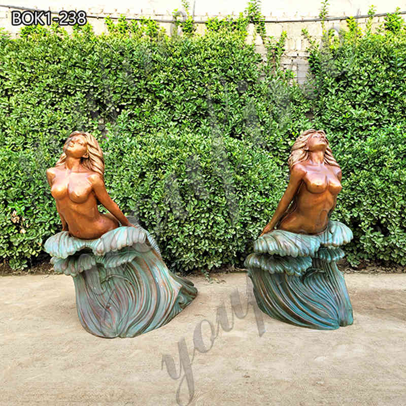 Life size mermaid statue for sale -YouFine Sculpture