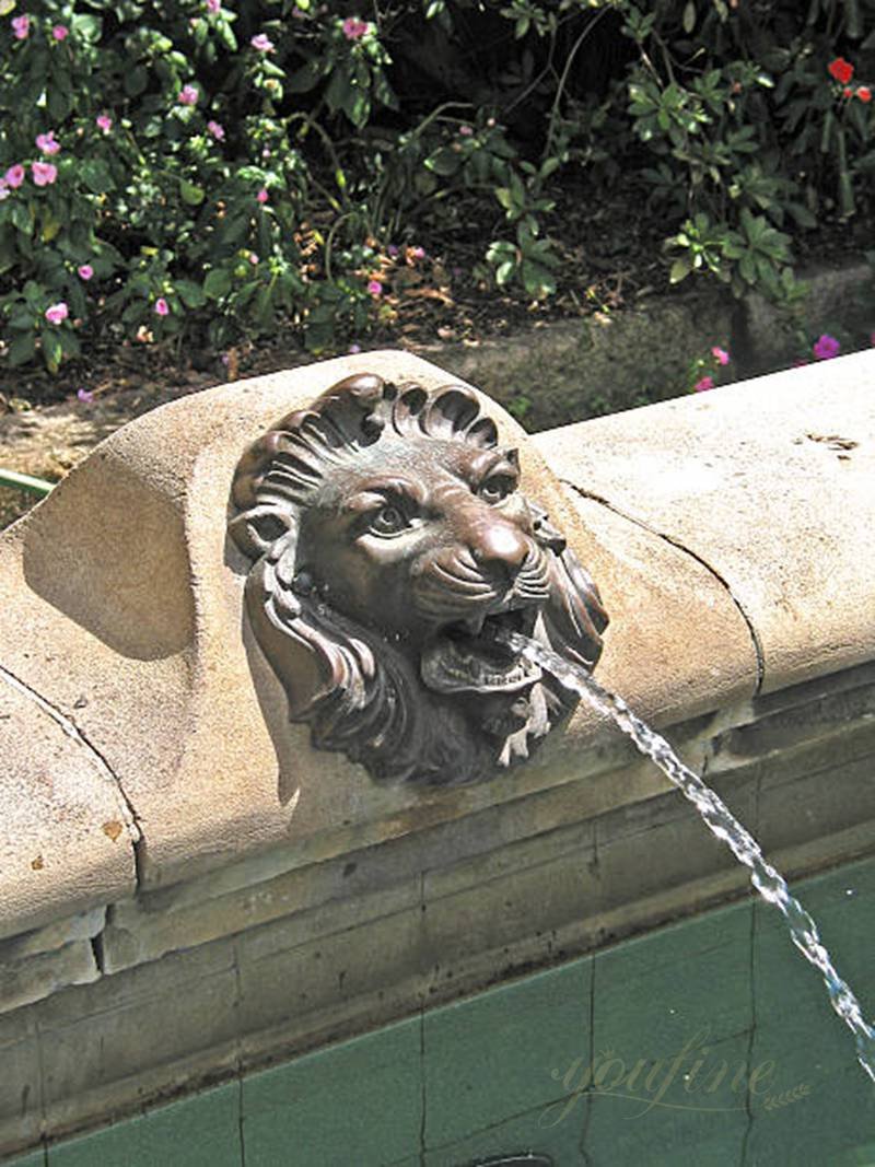 Lion Head Spouting Fountains