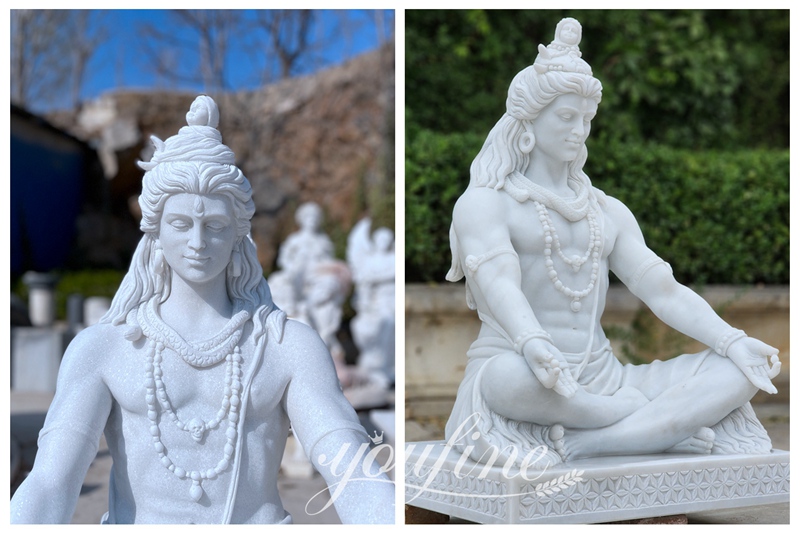 Lord Shiva Marble Statue Details