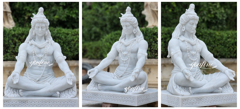 Lord Shiva Marble Statues