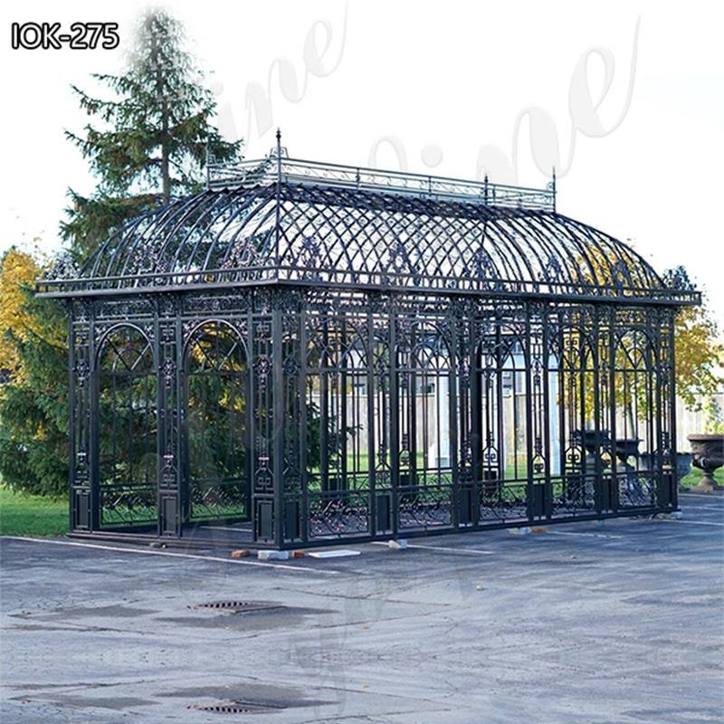 Luxury Wrought Iron Gazebo Outdoor Leisure Sun Room IOK-275 (1)