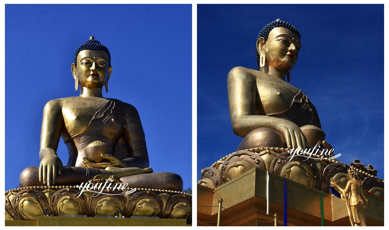 Magnificent Large Bronze Buddha Statue