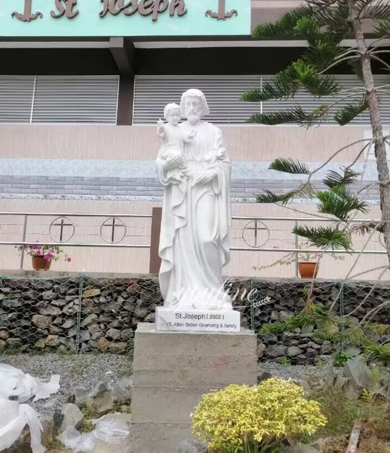 Malaysia marble St. Joseph and Baby Jesus feedback