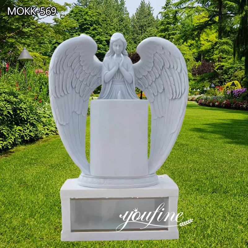 Marble Baby Angel Headstone for Sale (1)