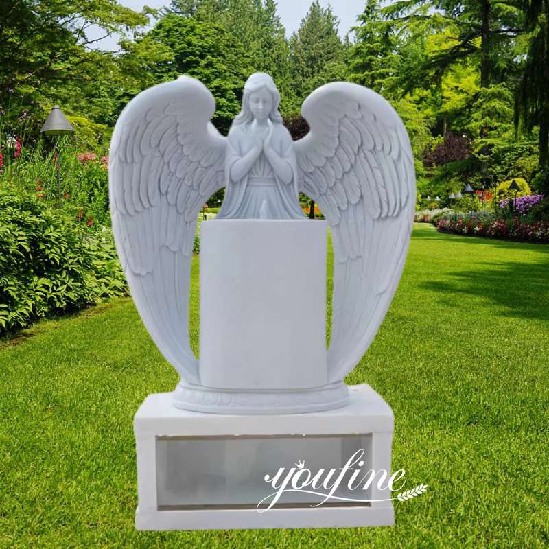 Marble Baby Angel Headstone for Sale (3)