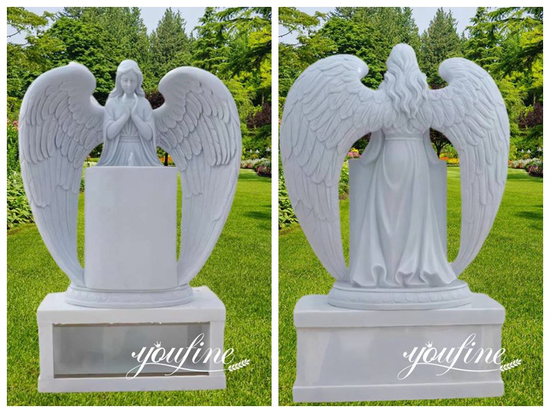 Marble Baby Angel Headstone for Sale