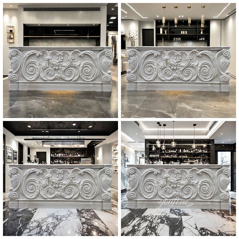 Marble Bar Counter Application Scenes