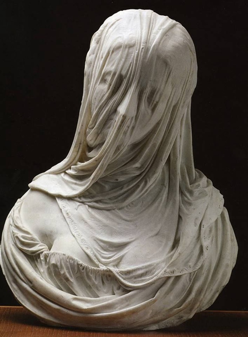 Marble Bust of a Veiled Woman