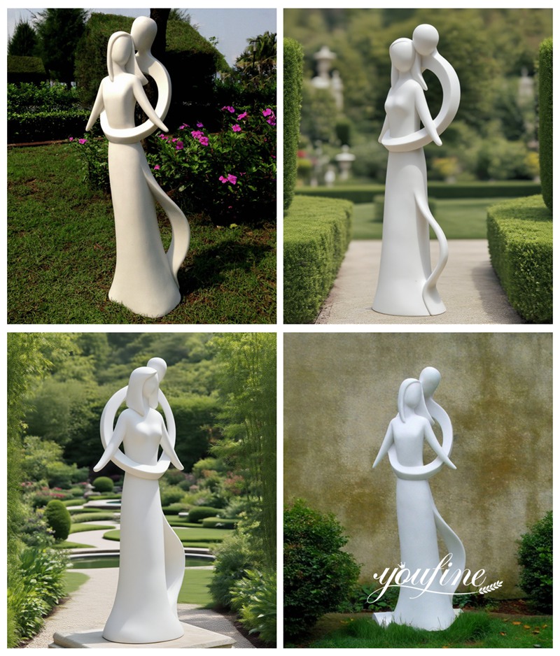 Marble Enigma Infinite Love Garden Statues Application Scenes