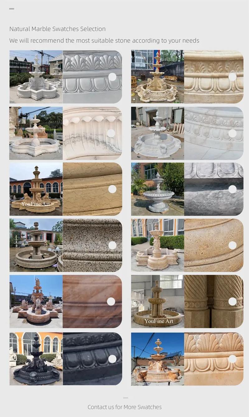 Marble Fountain Raw Materials