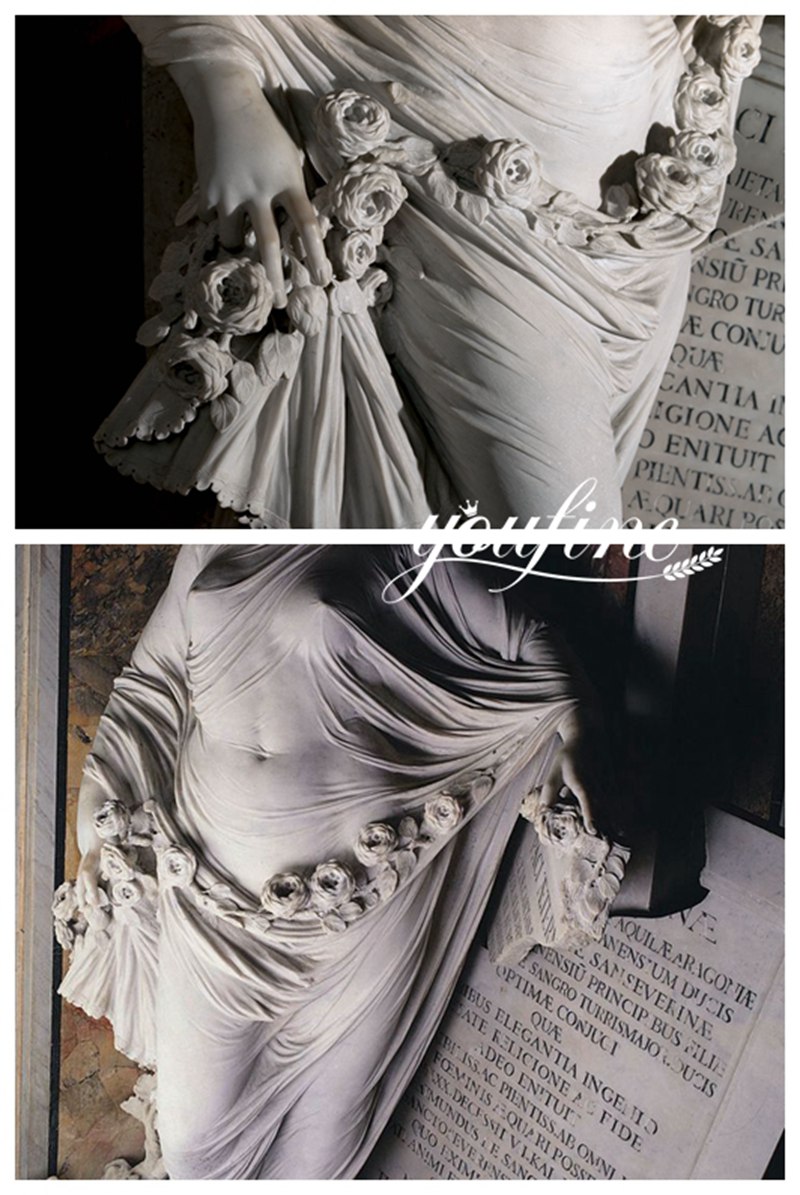 Marble Modesty Sculpture Details
