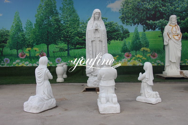 Marble Our Lady of Fatima Statue (2)