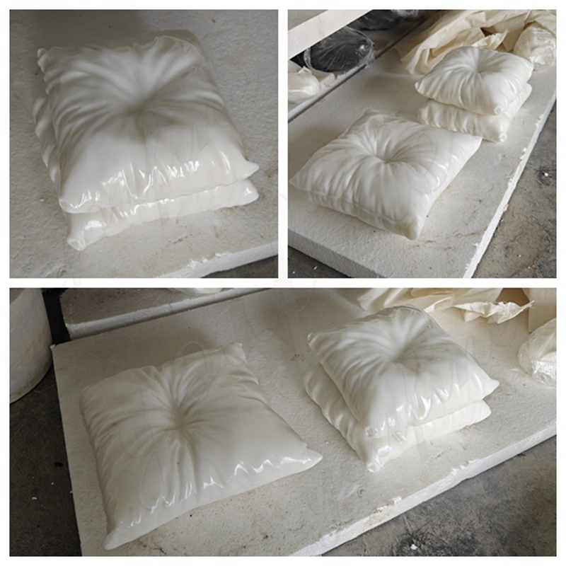 Marble Pillow Sculptures in YouFine Factory