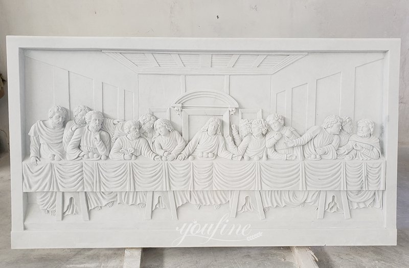 Marble Relief of the Last Supper