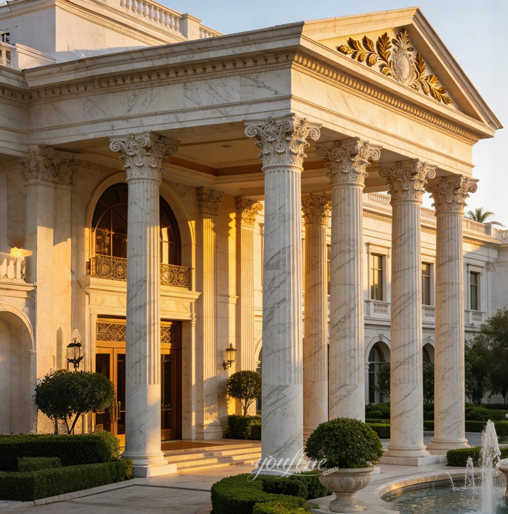 Marble Roman Columns Suitable for Luxury Hotels