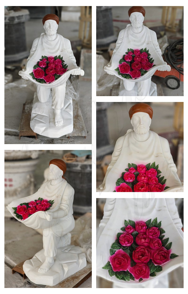 Marble Saint Juan Diego Statue in YouFine Factory