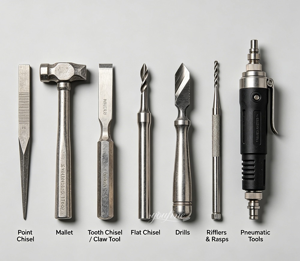 Marble Sculpture Common Tools