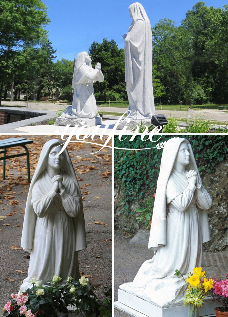 Marble St Bernadette Garden Statue Applications