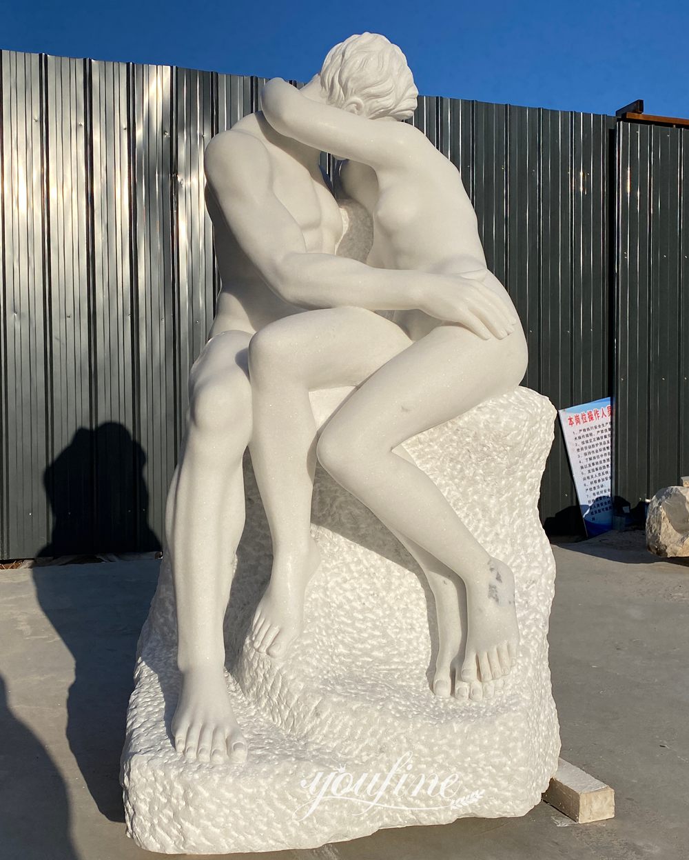 Marble The Kiss by Auguste Rodin Replica