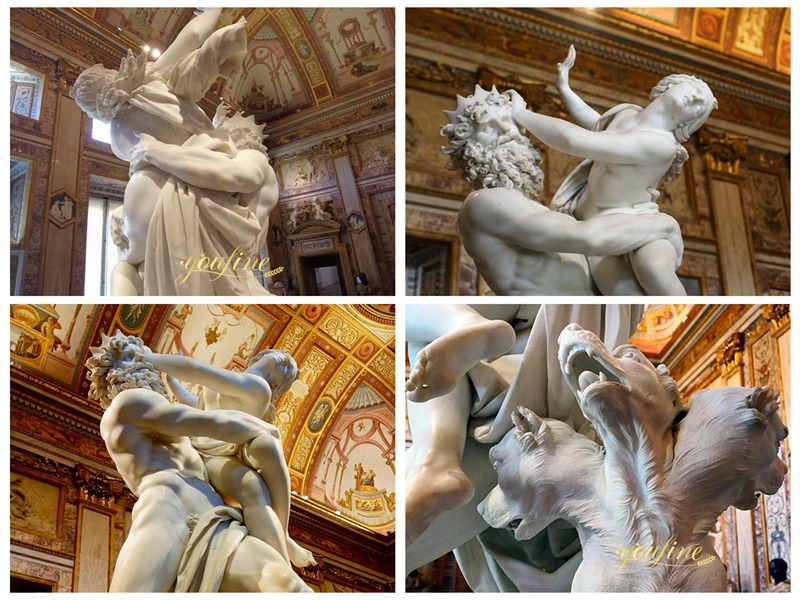 Marble The Rape of Proserpina Sculpture Description