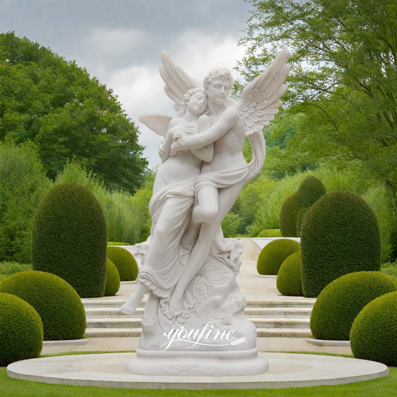 Marble The Rapture of Psyche Sculpture Replica for Outdoor Decor