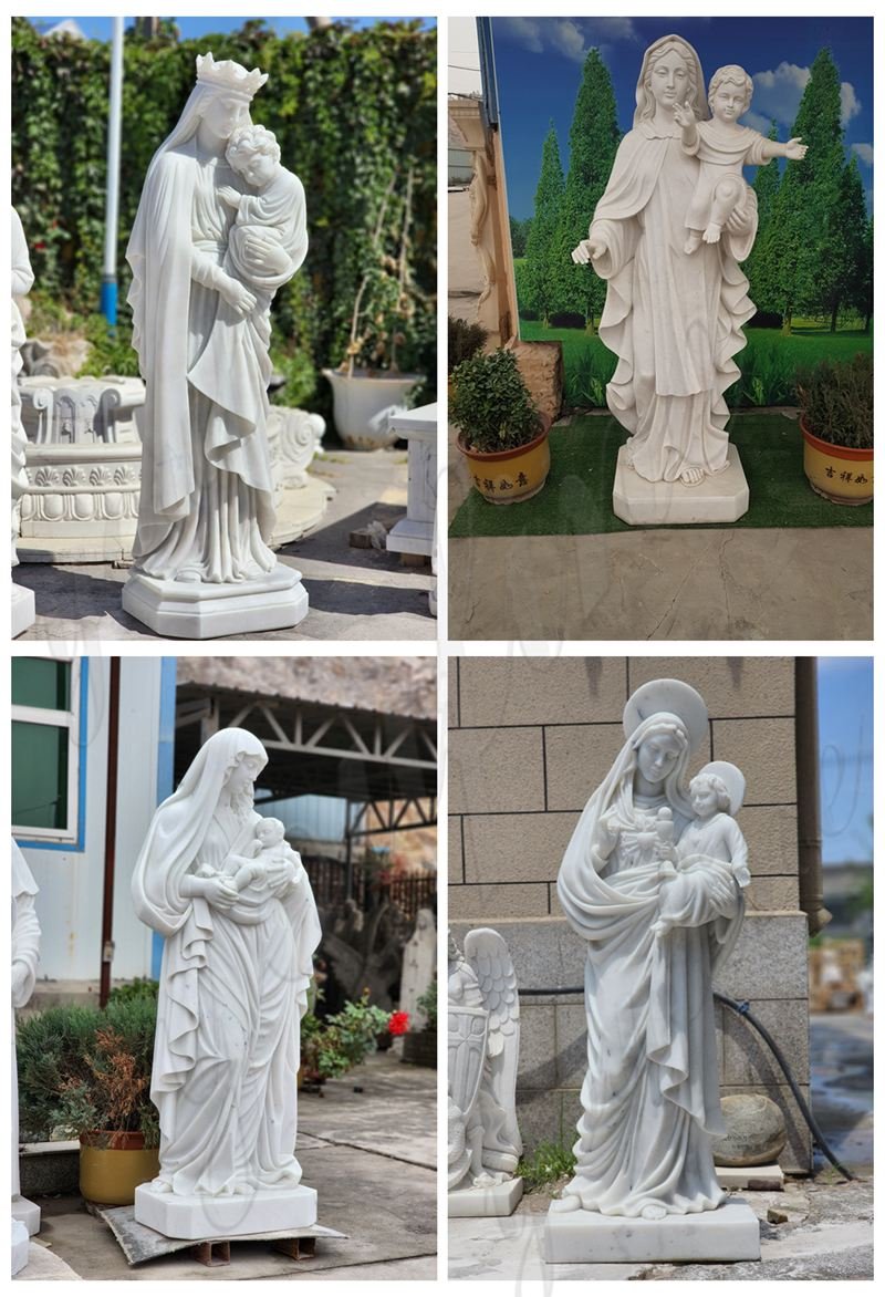 Mary Holding Baby Jesus Statues in YouFine