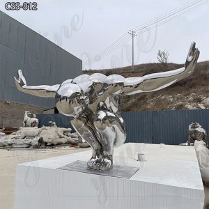  » Mirror Like Metal Figure Sculpture Modern Design Manufacturer CSS-812