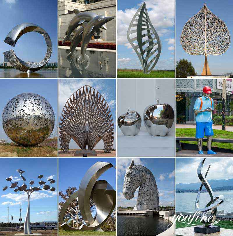 Modern Metal Sculpture-YouFine Sculpture (2)