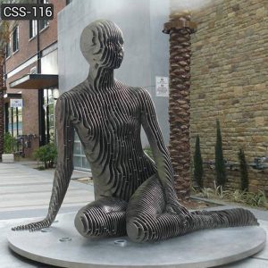  » Modern Public Art Disappearing Sculpture Stainless Steel Decor Supplier CSS-116