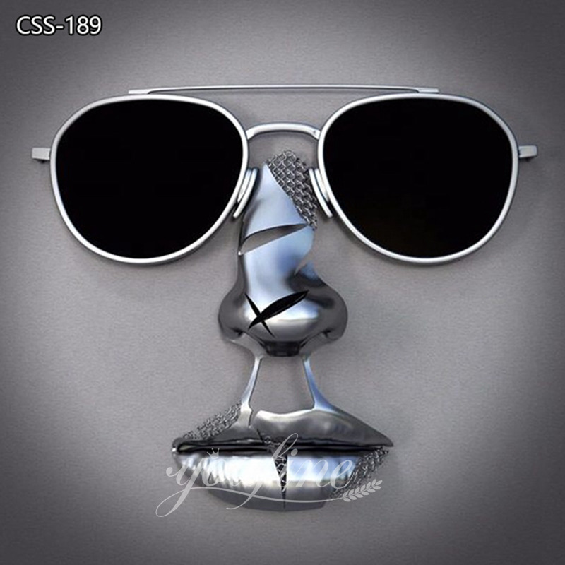  » Modern Stainless Steel Human Body Sculpture Wall Art for Sale CSS-189 Featured Image