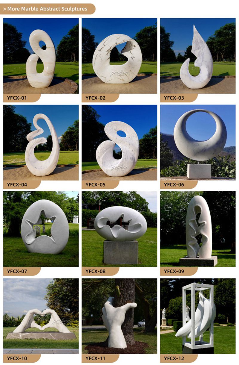 More Abstract Marble Sculptures