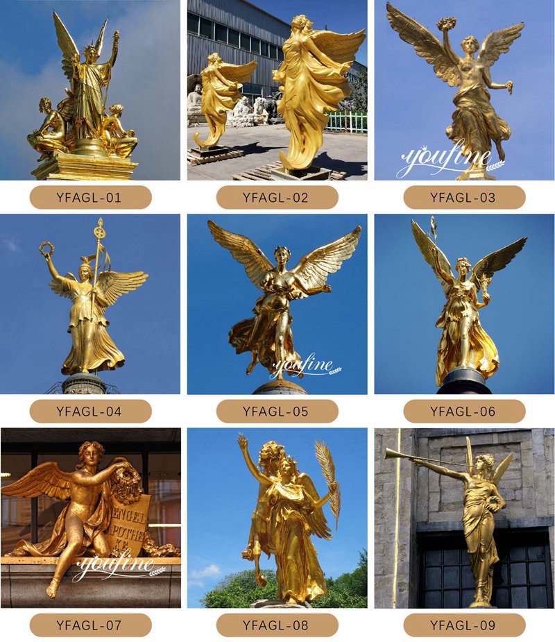 More Bronze Angel Sculptures