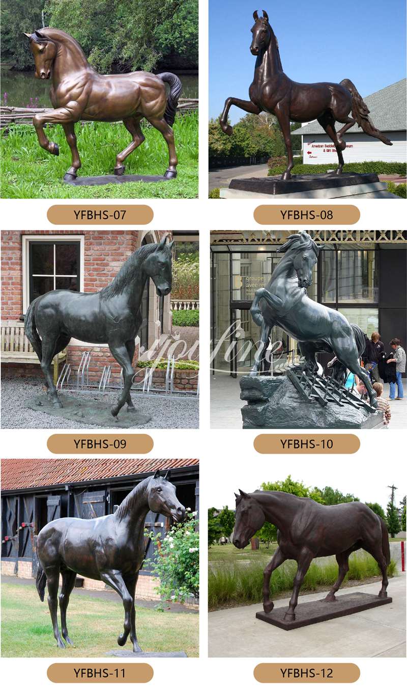 More Bronze Horse Statues (2)