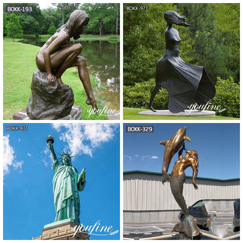 More Bronze Lady Statues