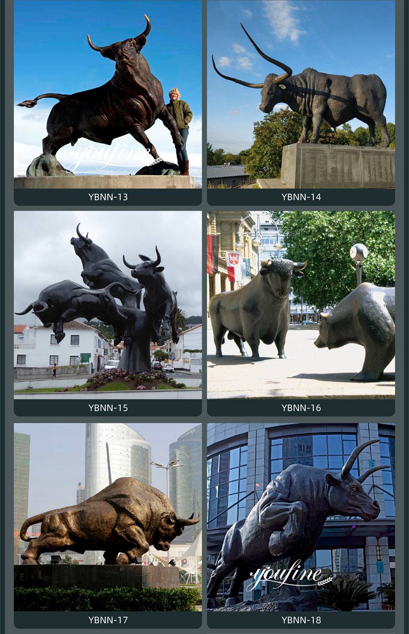 More Bronze Large Bull Statues for Sale