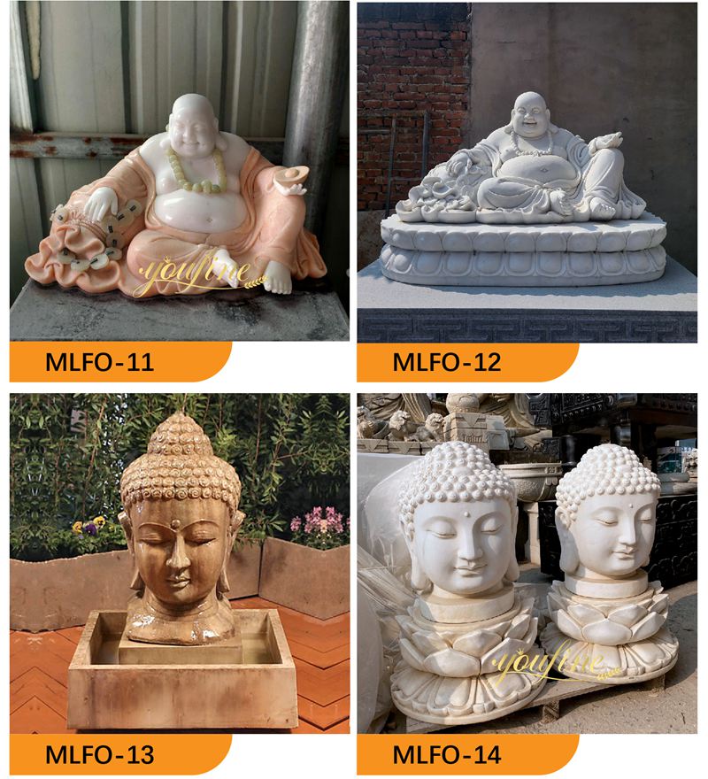 More Buddhist marble sculptures