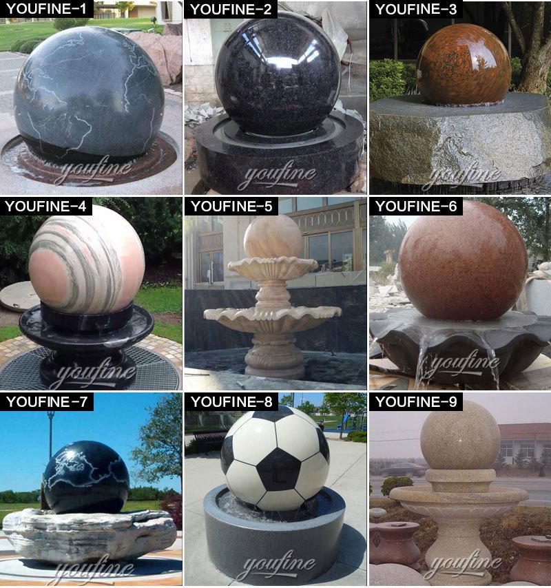 More Marble Ball Fountain Styles