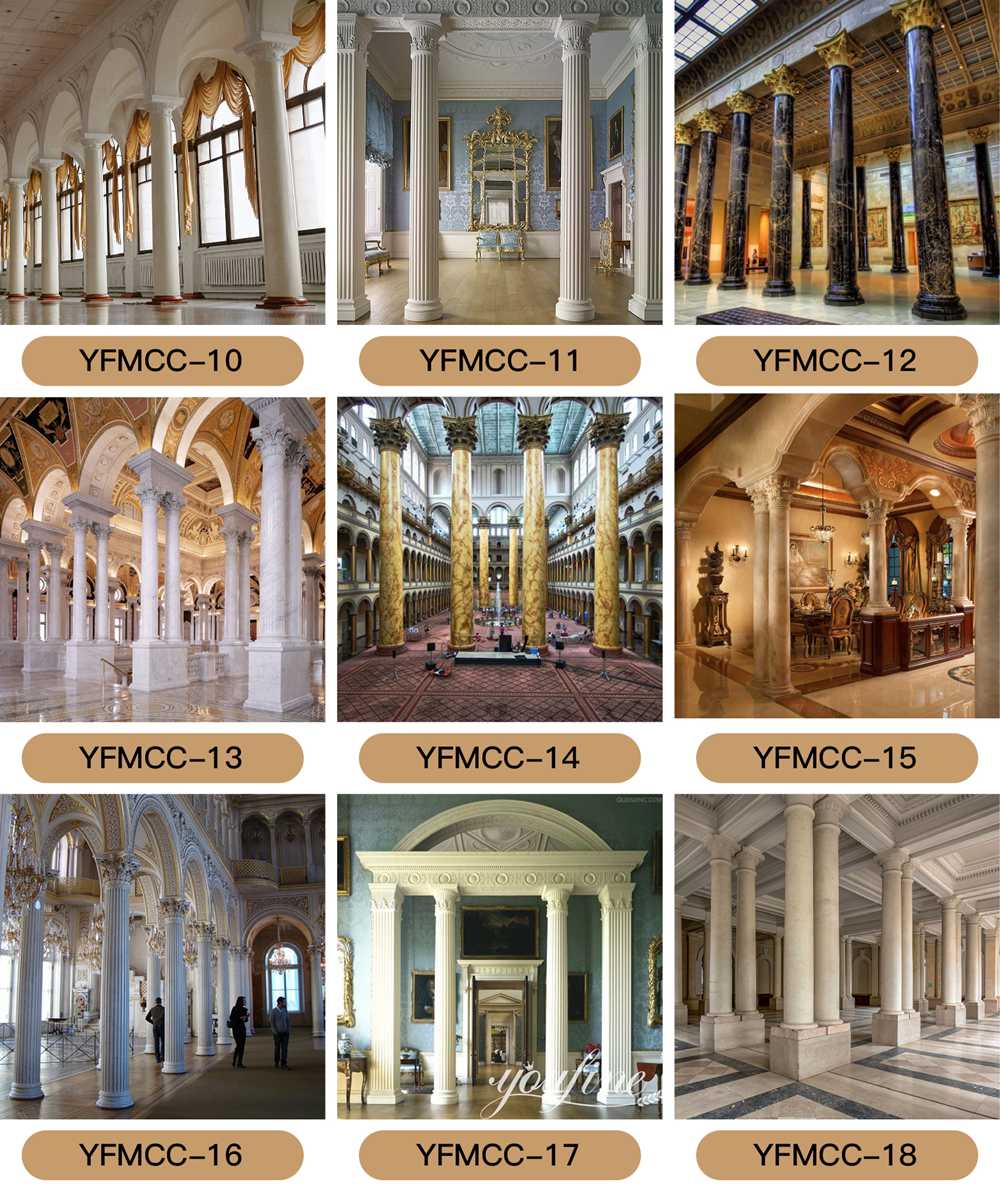 More Marble Column Styles