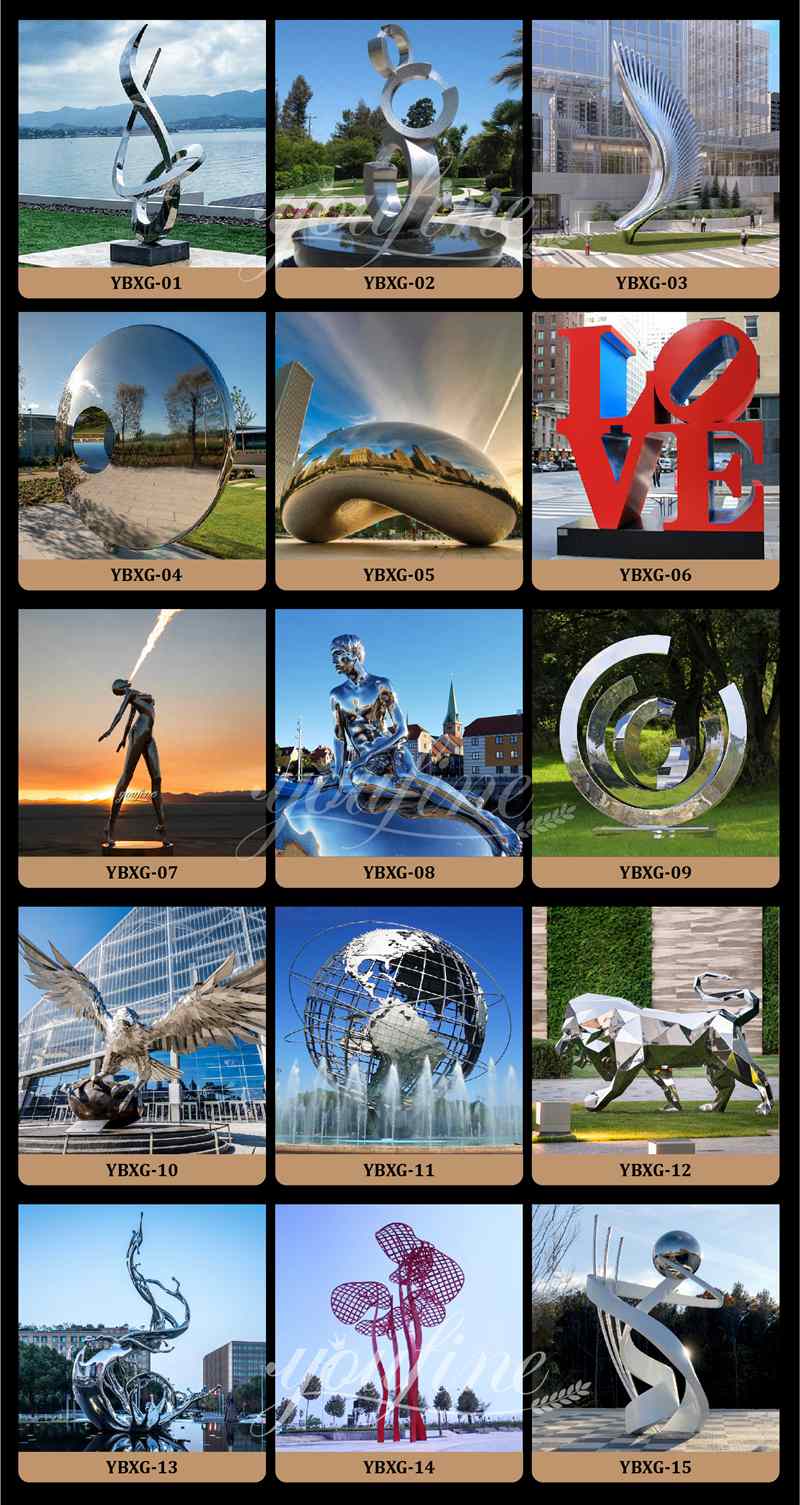 More Stainless Steel Outdoor Sculptures
