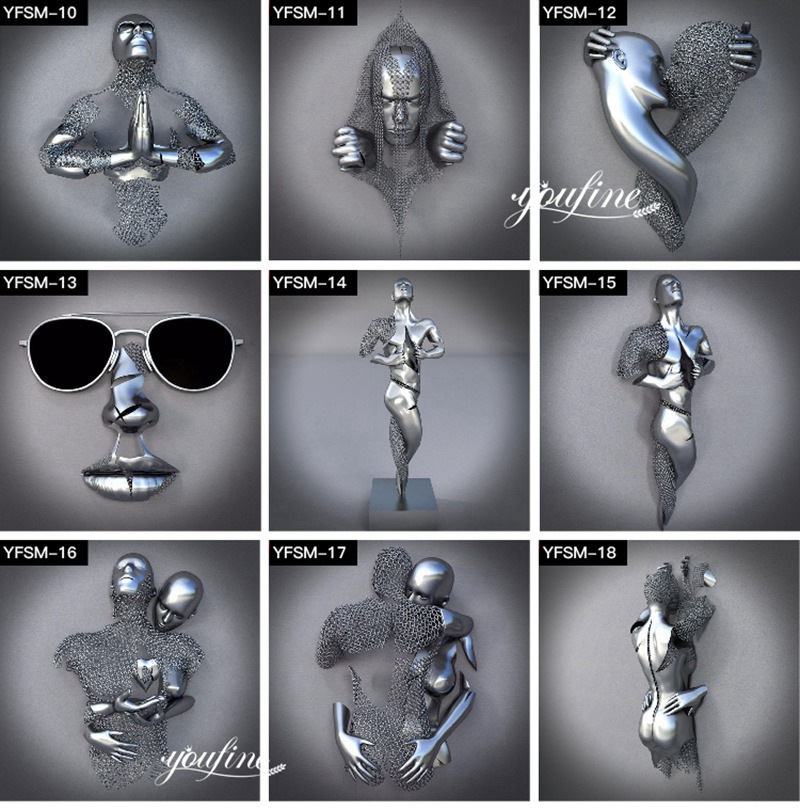 More Stainless Steel Wall Sculptures