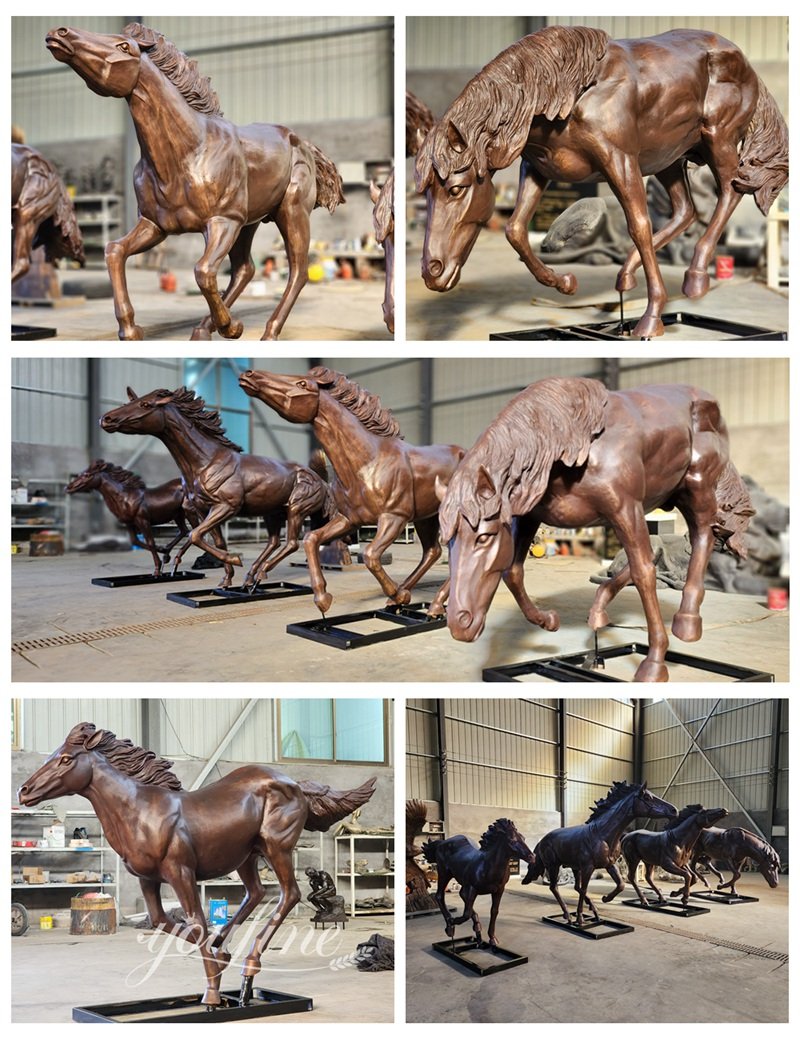 Mustangs of Las Colinas Sculpture Replica Details